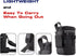 Extra Large Camera Lens Case Compatible with Nikon AF-S 24-120MM/24-70MM F2.8G/85MM F1.4G Below 4.13" x 7.28"