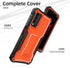 ExoGuard Case for T-Mobile REVVL V Plus 5G, Rubber Shockproof Full-Body Cover with Built-in Screen Protector - Orange