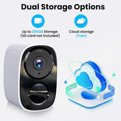 HITELLARCAM 2026 2K 1-6 2-Way Upgraded Security Cameras Wireless Outdoor, Free Cloud Storage, Months Battery Life
