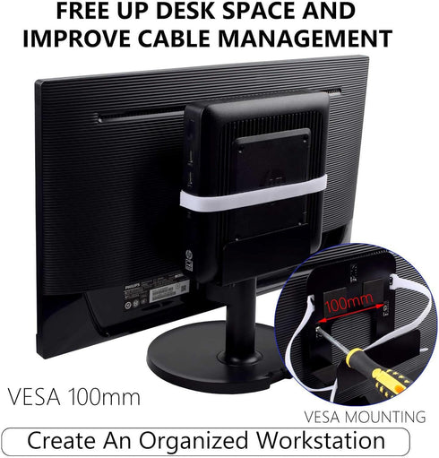 Gmailmall Cable Box Wall Mount Modem Mount Adjustable Wall Mount for Most Small Media PlayersRoku, Amazon Fire TV