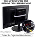 Gmailmall Cable Box Wall Mount Modem Mount Adjustable Wall Mount for Most Small Media PlayersRoku, Amazon Fire TV