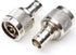 N Male to BNC Female Connector, N Type to BNC Adapter RF Coax Adapters for Radio Walkie Talkie, 2 Packs