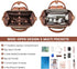 Backpack Women,17 inch Backpack Backpack Backpack LOVEVOOK Leather for Leather Laptop Women,Professional Work Nurse