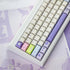 Hyekit PBT Keycaps, Cherry Profile Custom Keycap Set, 144 Keys Orchid Plant Theme for Mechanical Keyboards