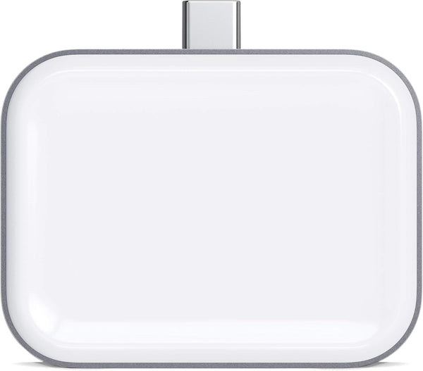 Satechi USB C Wireless Charging Dock - Compatible with Apple AirPods Pro 2/1 & AirPods Gen 3/2/1 with Wireless Charging