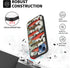 EMPYRI 13 6.1 Inch Salmon Printed Case for iPhone Cases Shockproof Phone Case Cover Not Yellowing Anti-Fingerprint