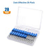 Cable Matters 20-Pack Cat8 RJ45 Pass Through Connector - 23-24AWG Shielded with Load Bar & Strain Relief