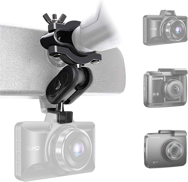 AZDOME Dash Camera Mirror Mount Holder Kit, Dash Cam Mount for ROVE R2-4K, M01 Pro, and More