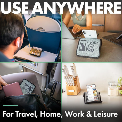 Airplane Phone Holder, Flexible Tablet and Cell Phone Stand for Desk, Bed, Office, Treadmill - Airplane Accessories