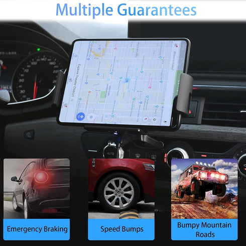 Wireless Car Charger Mount for Galaxy S24/S23/S22/Note20, Compatible with iPhone 16/15/14/13/12/11 Series