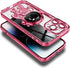 NGB Supremacy Liquid Floating Glitter Case for iPhone 11 Pro Max, 6.5 inch, Astronaut Rose Gold with Tempered Glass