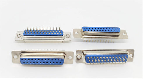Pc Accessories - Connectors Pro 10-Pack DB25 DIP D-Sub DP25 F Connector, 25 Pins Female for PCB Mounting
