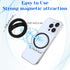 Hpmjz Magnetic Silicone Ring Grip Phone Holder Rotating Finger Loop Ring Grips Holder Soft Portable Magnetic Phones