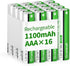 Granicell AAA Rechargeable Batteries 1100 mAh High Capacity 1300 Cycle,1.2V NiMH Low Self
