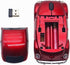 Wireless Sports Car Mouse, 3D Optical Mouse for Desktop, Laptop PC, Computer Mice for JKC (Red)