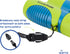Kids Binoculars in Vibrant Green Blue - Real Binoculars for Girls or Boys, Includes 40 Bird Species Sticker Book
