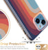 Esdot iPhone 13 Case with Built-in Screen Protector, Military Grade Rugged Cover for Women Girls, 6.1" Nice Rainbow