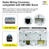 20042009/Chevy 20002012/GMC 20022012,Stereo Cable(4PCS) Radio Wiring Harness with Male and Female Plug Compatible