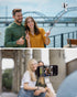 Viozon 4-7" Portable Selfie Stick, Lightweight Extendable Stainless Steel Tube,All-in-One Compact Selfie Stick