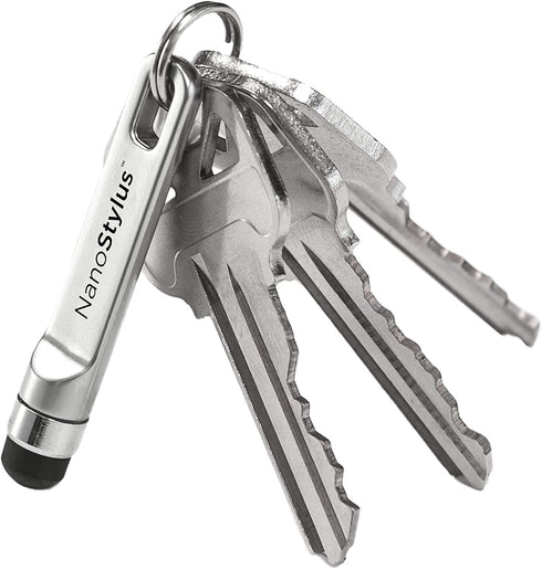 KeySmart NanoStylus – Mini Keyring Stylus, Ergonomic, Portable and Precise Keychain Stylus Pen for Touch Screens