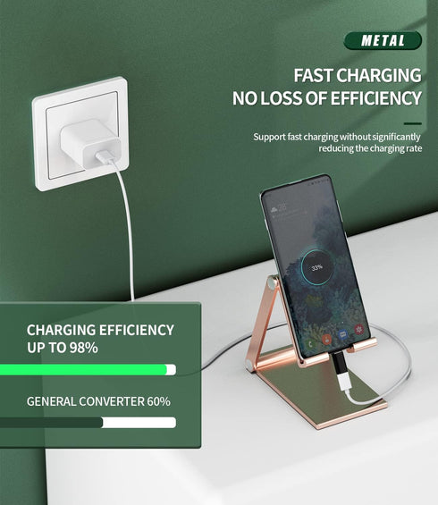 Lightning Female to Micro USB Male Charger Adapter 3 Pack - Android Power Charging Data Sync Cable for Galaxy S7, LG