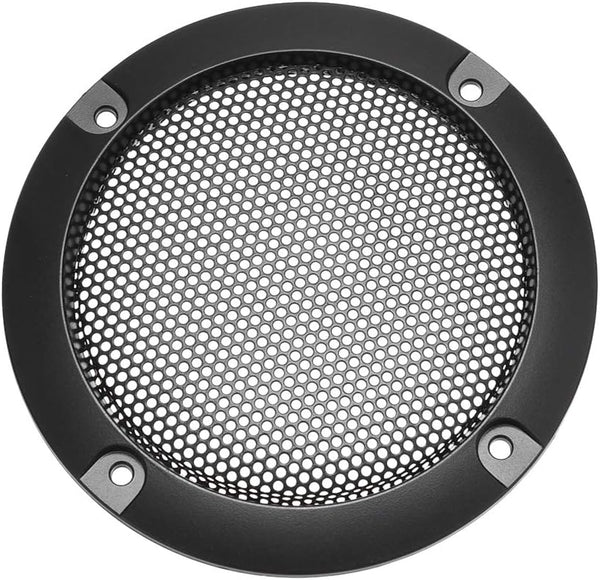 uxcell 3 Inch 95mm Speaker Grill Cover, Black Mesh Decorative Circle Subwoofer Guard Protector
