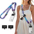 Icycay Phone Lanyard Crossbody, Starry Sky Cell Phone Strap for Around The