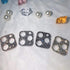 2 Pack Gold Camera Lens Cover Compatible with iPhone 12 Pro Max, 3D Glitter Bling Diamond Sticker Protector