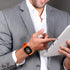 REZERO Compatible with Apple Watch Band 49mm 45mm 44mm 42mm 41mm 40mm 38mm - Fluoro Rubber Strap with Buckle