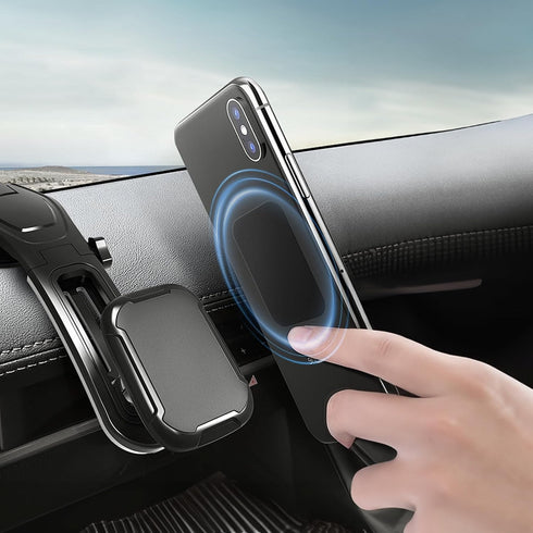 Generic 12 Pack 6 6 Universal Metal Plate for Magnetic Phone Car Mount Holder Cradle with Rectangle and Round Black