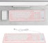 103 Keys Foldable Silicone Keyboard, Wired USB Silent Waterproof Rollup Keyboard for PC Laptops