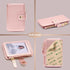 M-Plateau Foldable Phone Wallet, iPhone Card Holder Stick On with Zipper Coin Purse, Fits 6.1 and Above