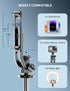 71" Phone Tripod & Selfie Stick, All in One Extendable Cell Phone Tripod with Wireless Remote, Compatible with iPhone &