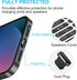 iPhone Dust Plug Compatible with iPhone and AirPods, Lightning Port Protector Anti Dust Cover with Speaker Cover (Black)