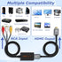 LA NREUCETS 1080P Xbox/Wii/PS1/PS2/PS3/GameCube/N64/VHS/VCR/DVR RCA to HDMI Converter, Composite AV to HDMI Converter