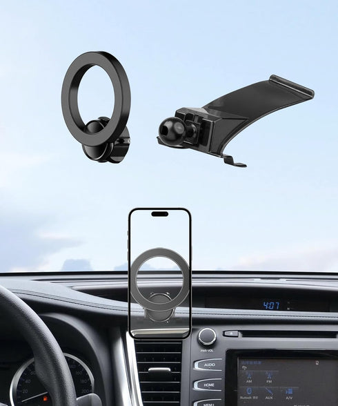 MaserWeller Car Phone Holder for 2014-2019 Toyota Highlander Accessories, 360 Rotation Phone Mount