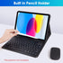 Keyboard Case for iPad 10th Gen 10.9 inch 2022, Detachable Bluetooth Keyboard with Pencil Holder