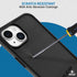 Pelican Protector Series iPhone 15 Case, 6.1" Black Magnetic Phone Case with Anti-Scratch Technology and Drop Protection