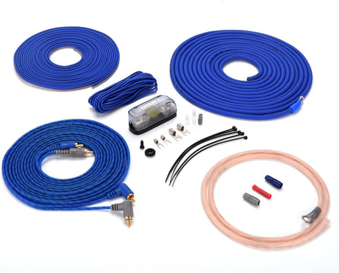 Orion Cobalt COKIT8 Complete Amp Wiring Kit - 8-Gauge Wire, 1200W High Current Amplifier Wiring Kit, DIY Installation