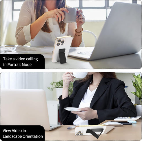 3 Pack Cell Phone Kickstand, Multi-Angle Ultra Slim Phone Stand Stick on Holder for Most Smartphones