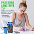 Stylus Pen for Touch Screens & Ballpoint Writing - 2 in 1 with Sensitive Stylus Tip, Compatible with Touch Screen