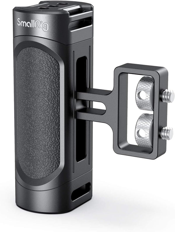 SMALLRIG Mini Side Handle Handgrip with Dual 1/4"-20 Screw Mount for Mirrorless Digital Camera, Adjustable - 2916