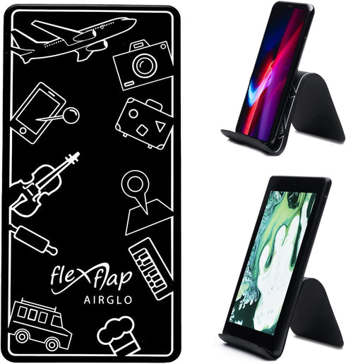 Flex Flap Adjustable Portable Phone Stand for Travel, Home, Desk, Bed, Treadmill, iPad, Tablet