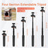 Mini Desktop Aluminum Tripod Stand with Cold Shoe, 360° Ball Head for iPhone, Android, Canon, Sony