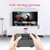 Mini Wireless Keyboard with Touchpad Mouse Combo, 7 Colors RGB Backlit, Portable 2.4Ghz for Android TV, Smart TV, PC,