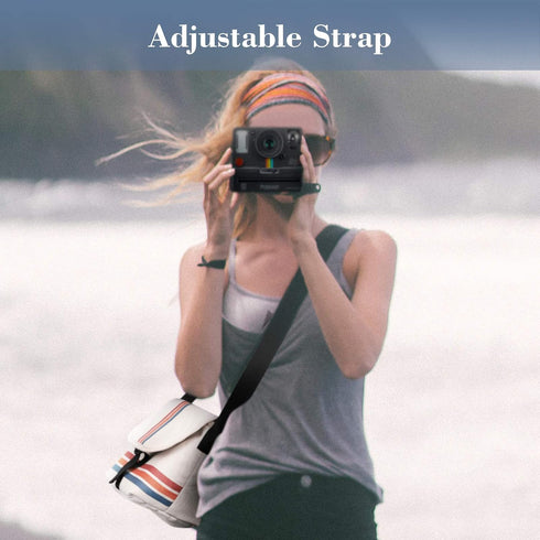 Fintie Camera Bag for Polaroid Now+ Generation 2, Travel Shoulder Case with Adjustable Strap & Accessories