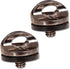 Camera Tripod Adapter Ring, Quick Install/Release 1/4"-20 Neck and Wrist Strap Mount for Camera Slings (2-Pack)