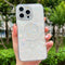 iPhone 15 Pro Case Compatible with MagSafe, Cute Magnetic Hard Back Shockproof Phone Case - White Pearl Tort