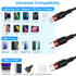 USB C to USB C Cable and USB C to Lightning Cable Short, MFi Certified 2 Pack 0.6FT Fast Charging Cord