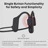 Sound Revv Bone Conduction Headphones, Wireless Bluetooth Running Earphones with Mic, IP56 Waterproof